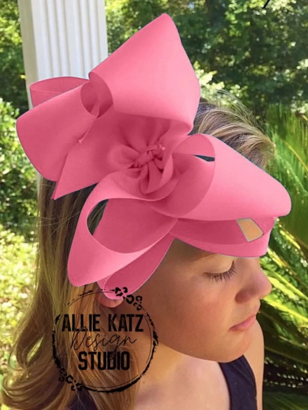 Hot Pink Double Stack xlarge solid boutique 8